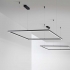 Oracle Slim Square 90 SP CZARNA LAMPA WISZĄCA LED 53W   259208   Ideal-Lux